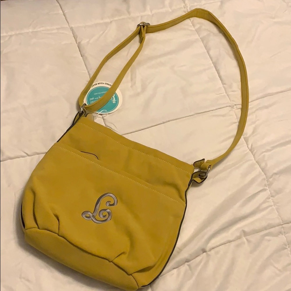 Initials, Inc mustard “L”
